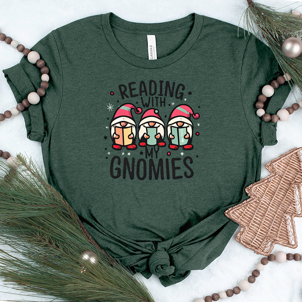 reading gnomies unisex tee