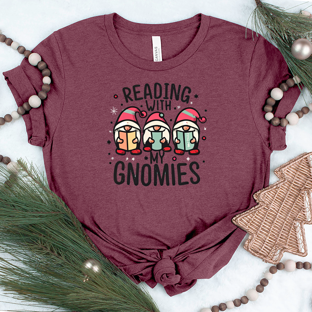 reading gnomies unisex tee