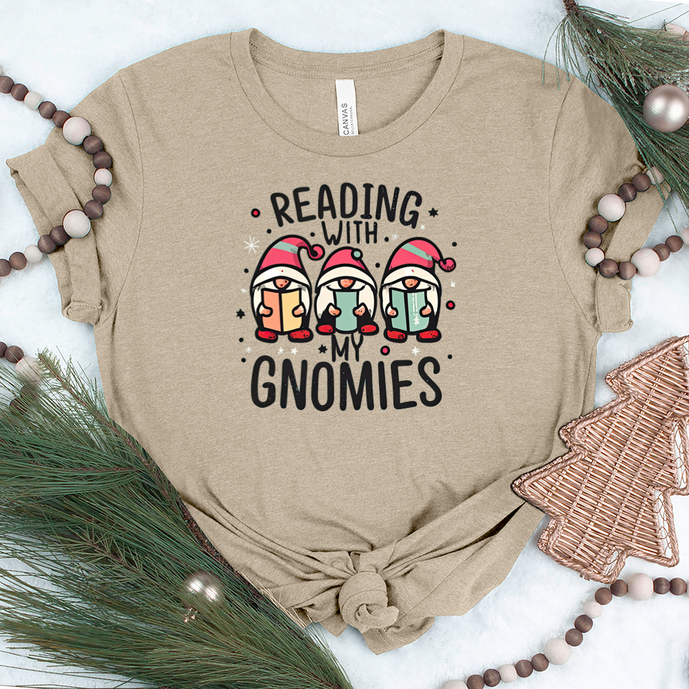 reading gnomies unisex tee