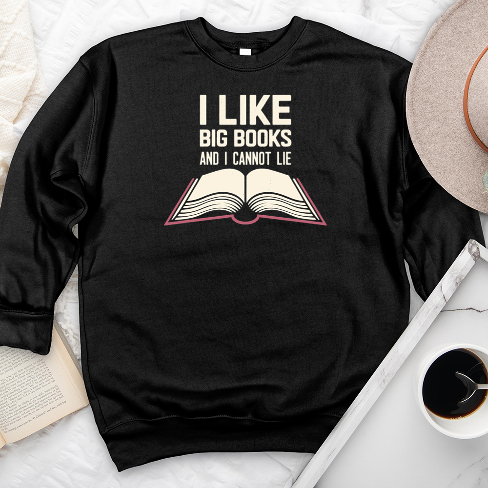 I like big books premium crewneck sweatshirt