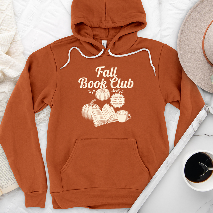 fall book club premium hoodie sweatshirt