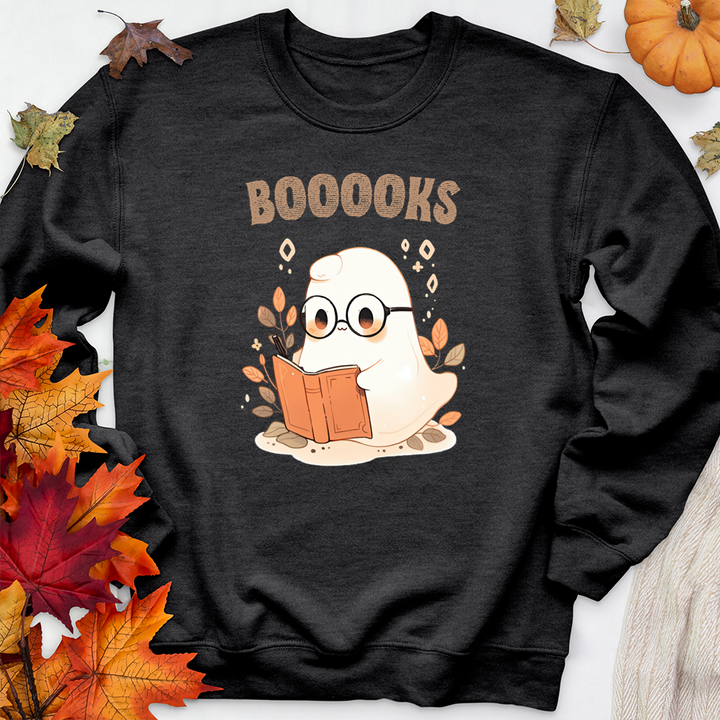 cute booooks premium crewneck sweatshirt