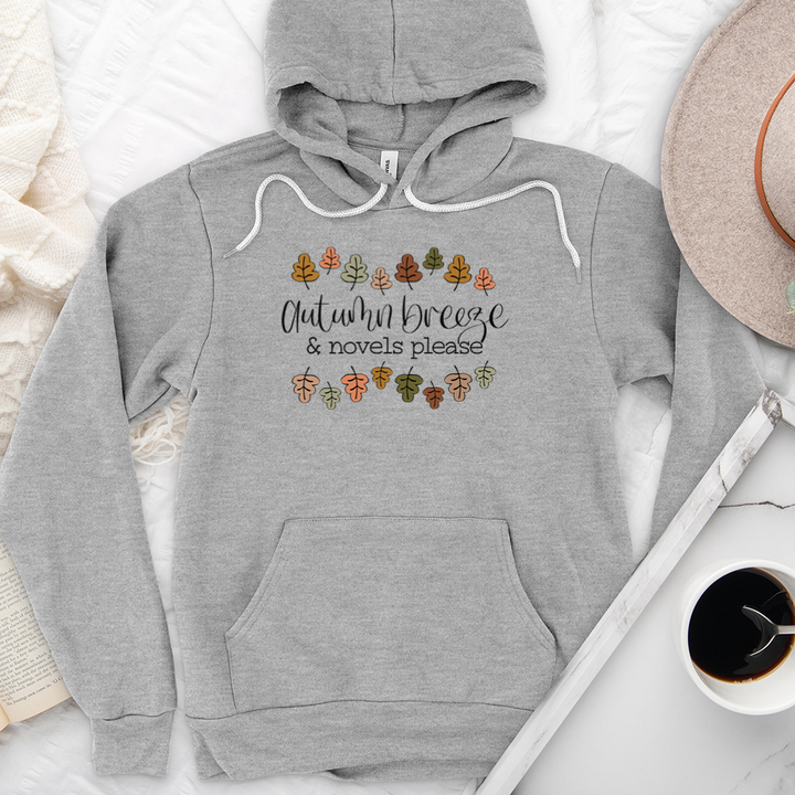 autumn breeze and novels please premium hoodie sweatshirt