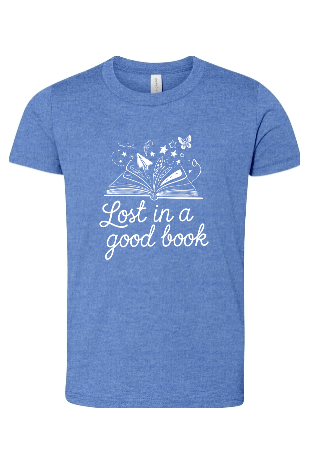 lost in a good book youth tee