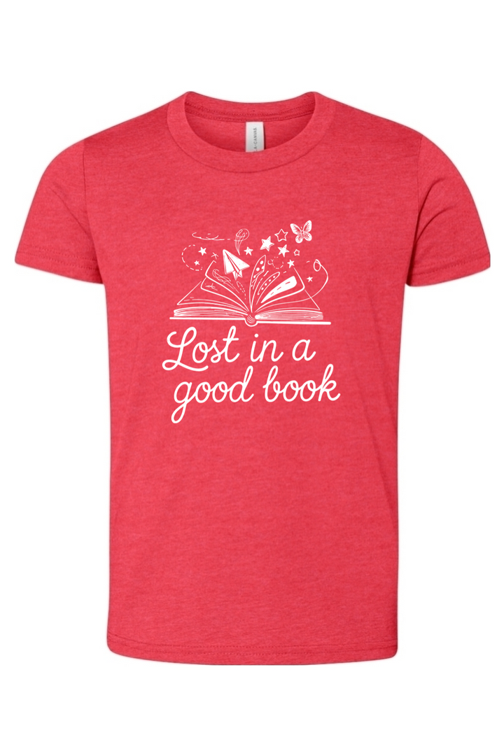 lost in a good book youth tee