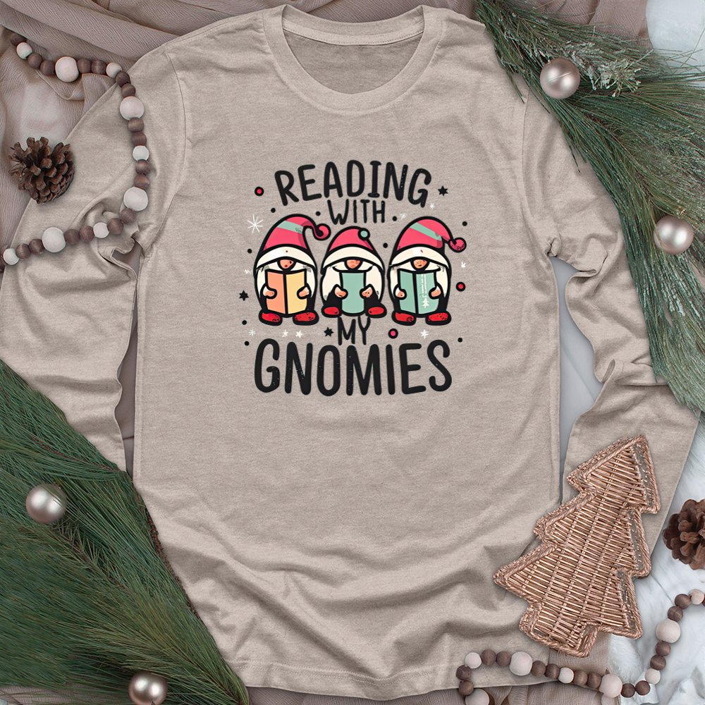 reading gnomies unisex long sleeve tee