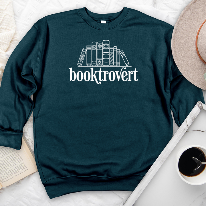 booktrovert shelf premium crewneck sweatshirt