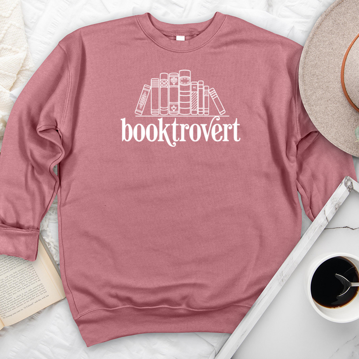 booktrovert shelf premium crewneck sweatshirt