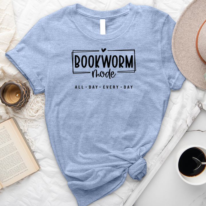 bookworm mode unisex tee