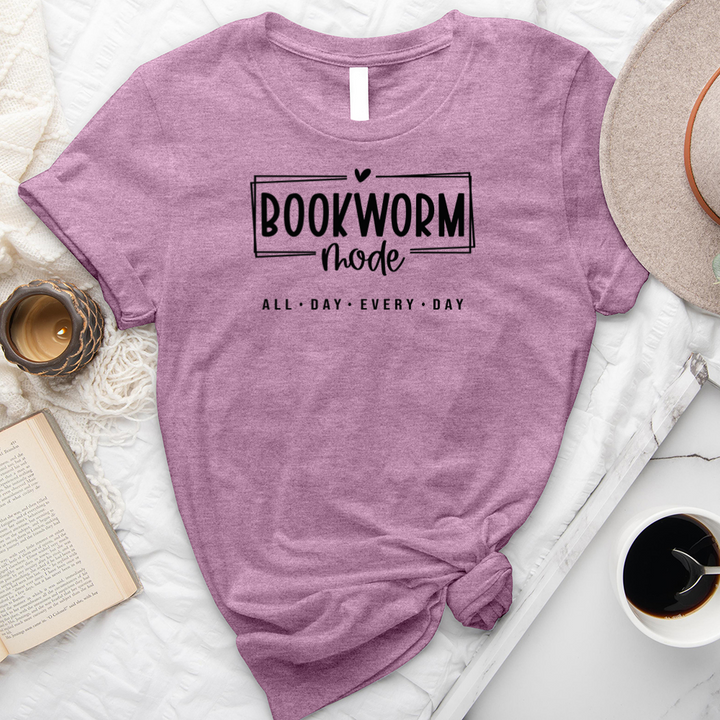 bookworm mode unisex tee