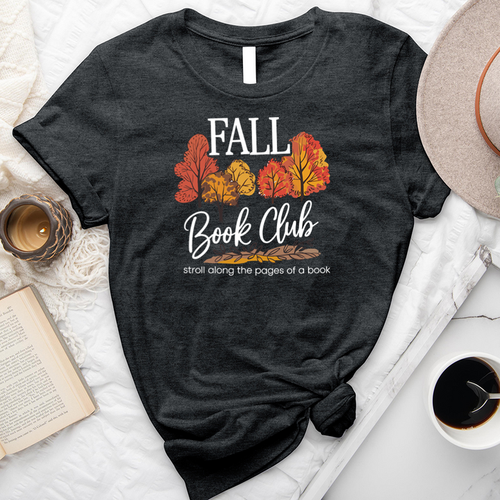 fall book club stroll unisex tee