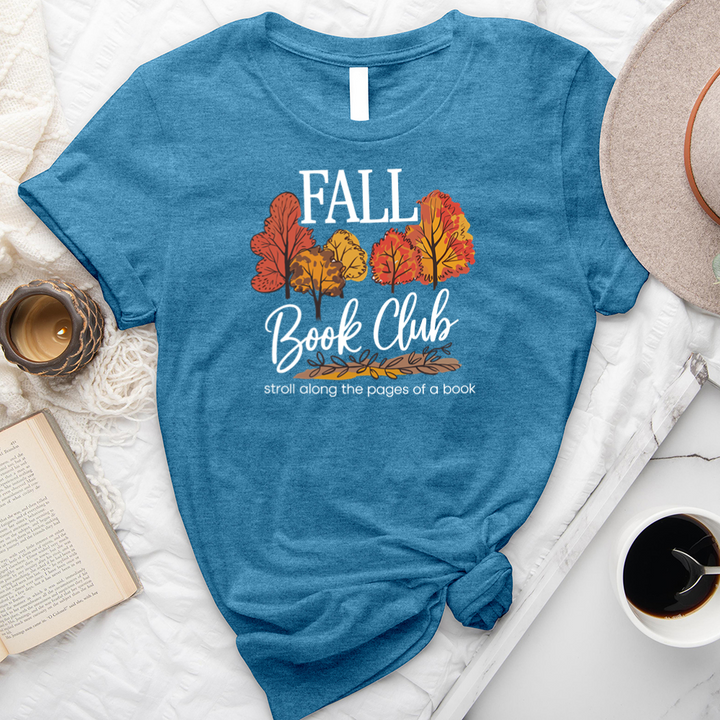 fall book club stroll unisex tee