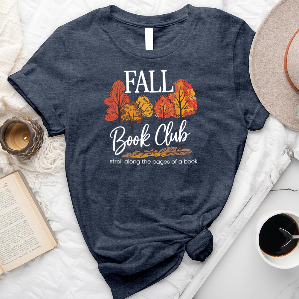 fall book club stroll unisex tee