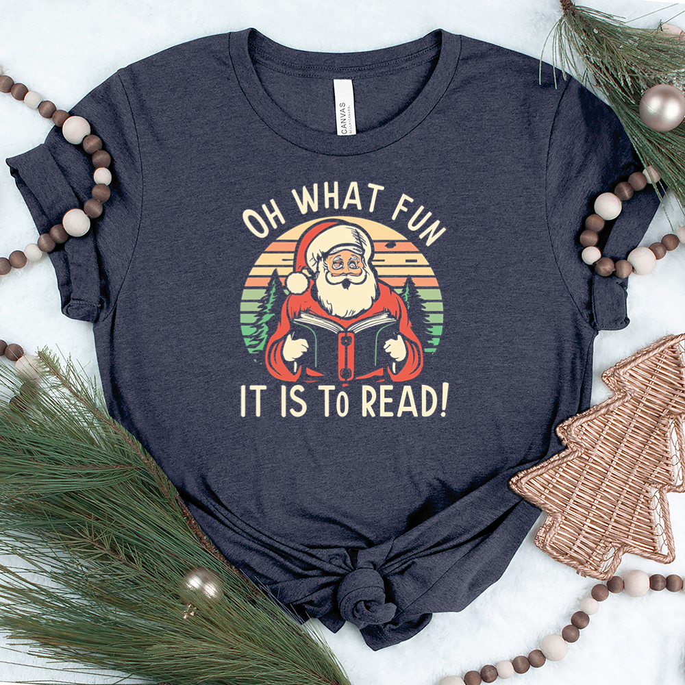 oh what fun santa unisex tee