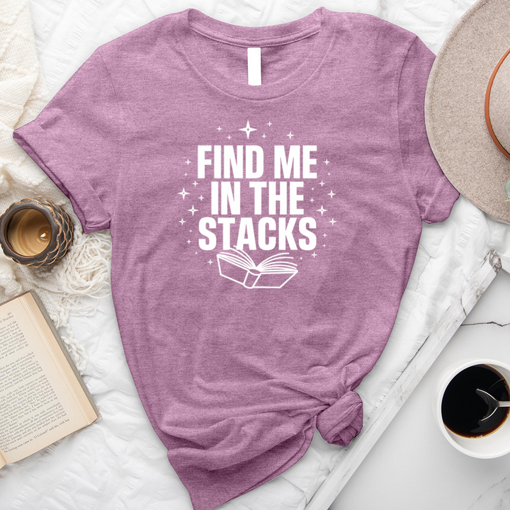 find me in the stacks unisex tee