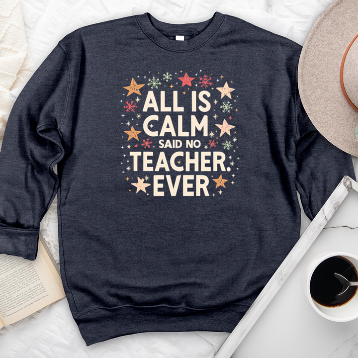 all is calm premium crewneck sweatshirt