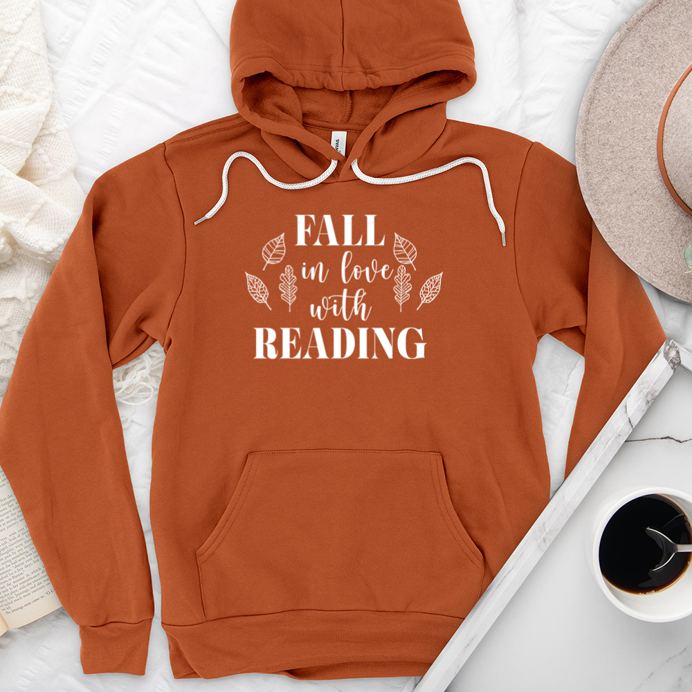 fall in love with reading premium hoodie sweatshirt