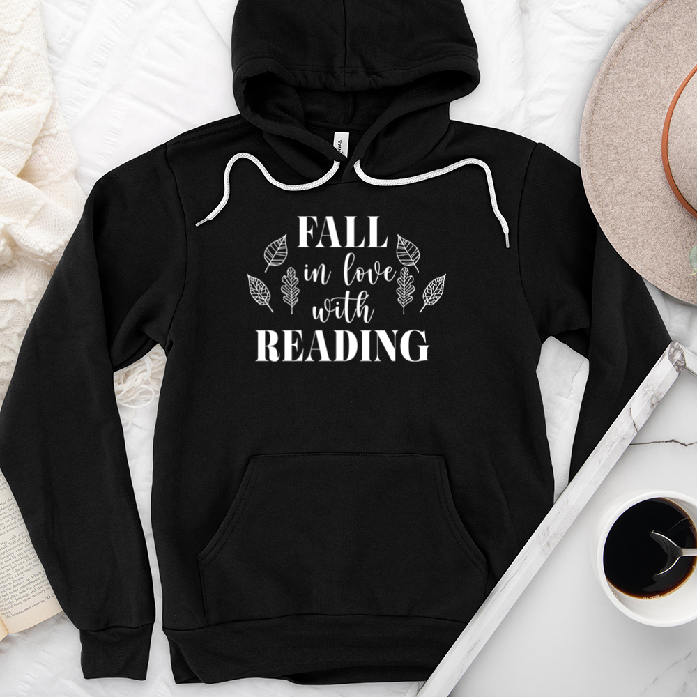 fall in love with reading premium hoodie sweatshirt