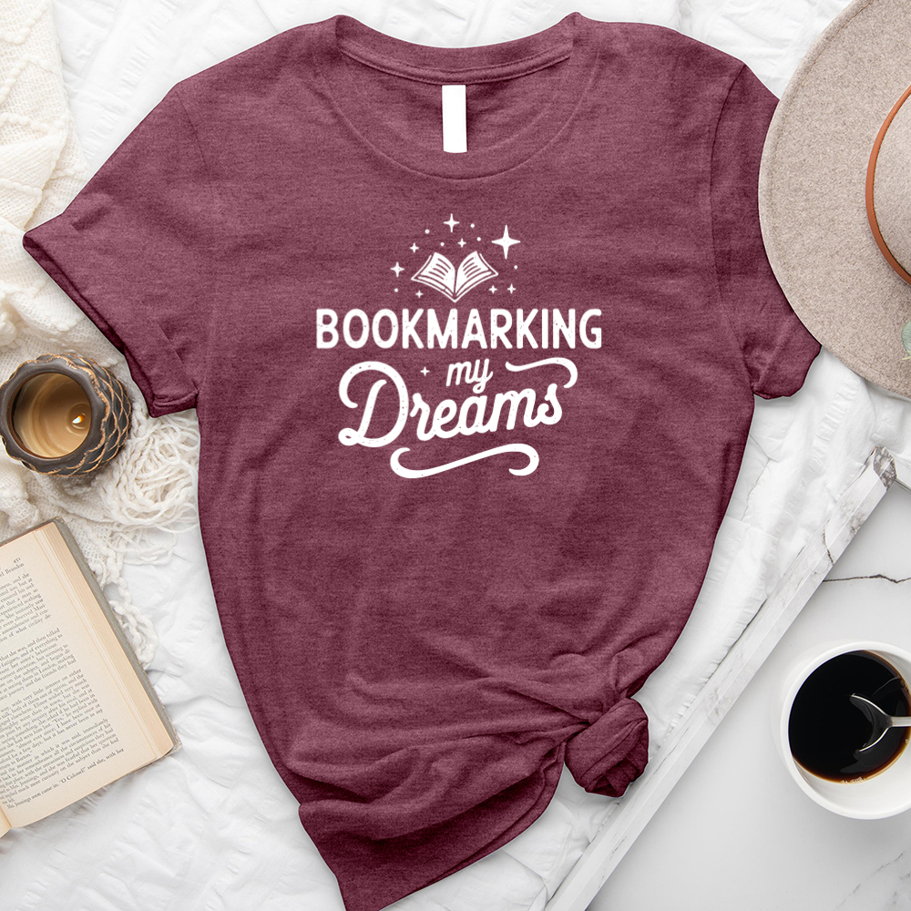 bookmarking my dreams unisex tee