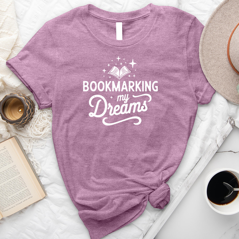 bookmarking my dreams unisex tee