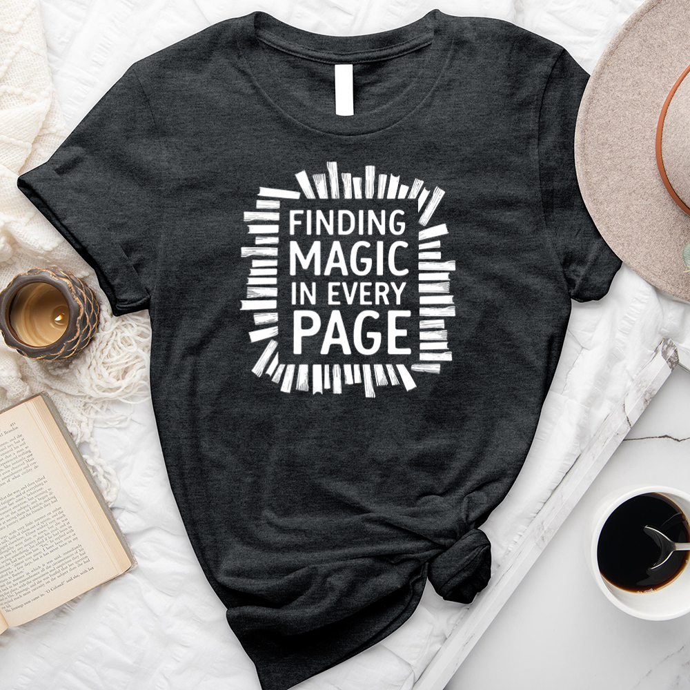 magic in every page unisex tee