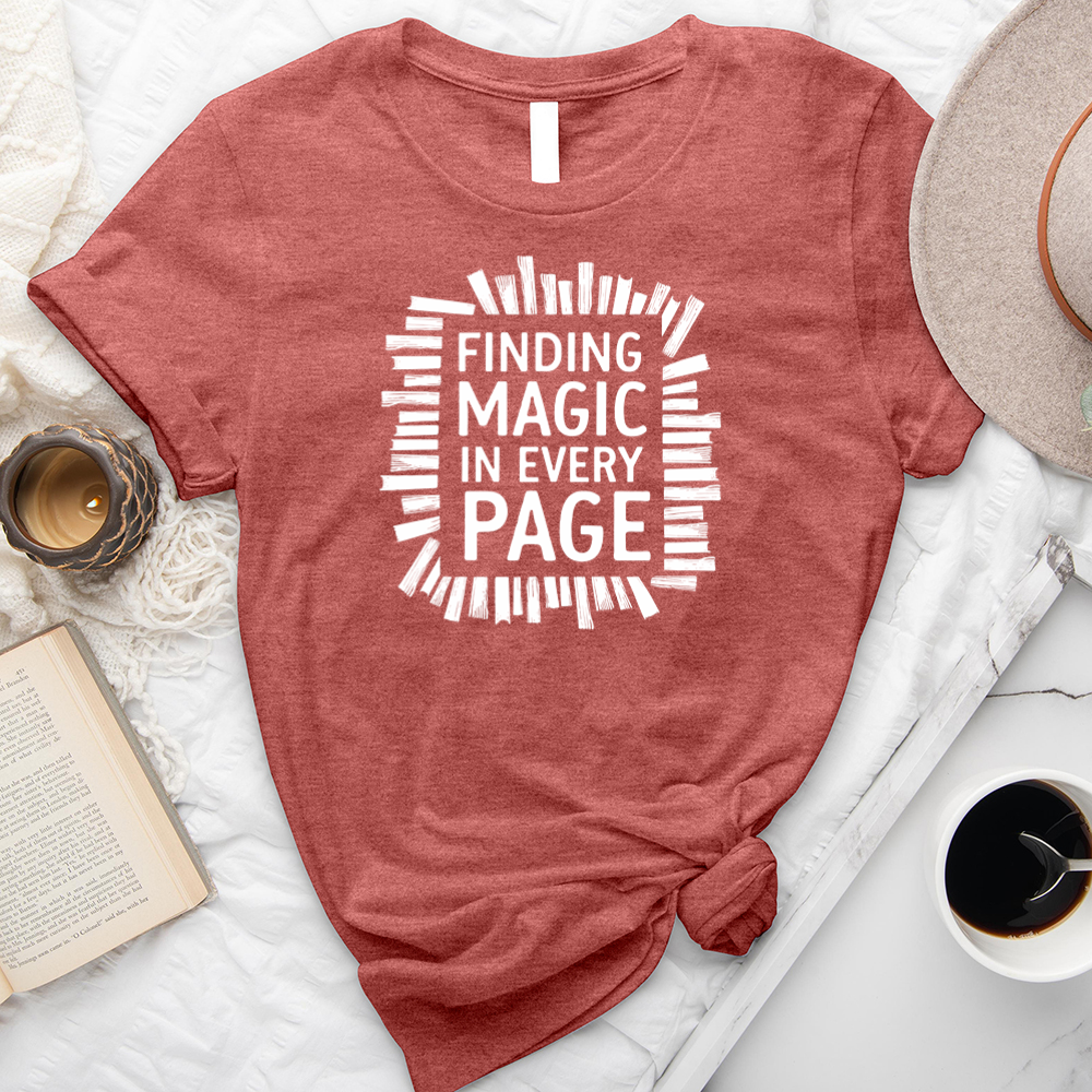 magic in every page unisex tee