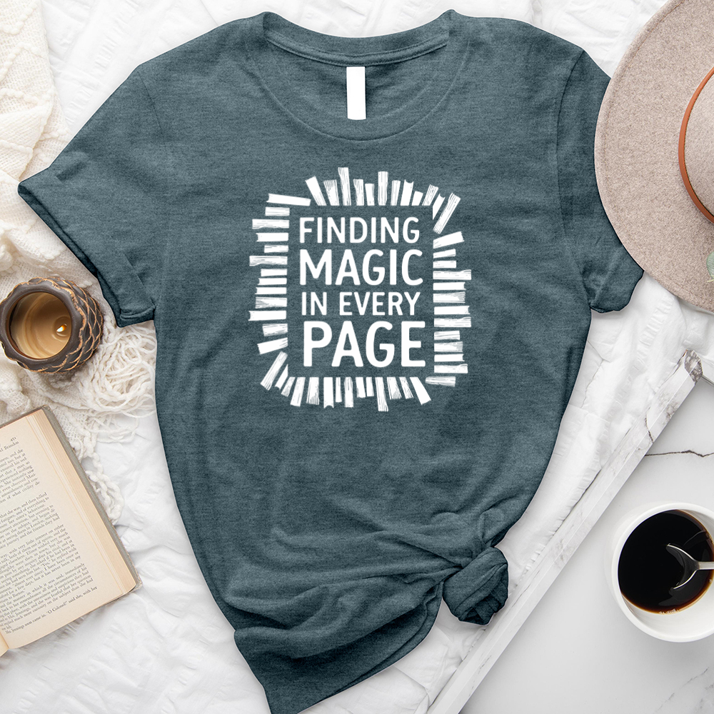 magic in every page unisex tee