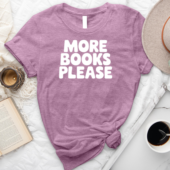 more books please unisex tee