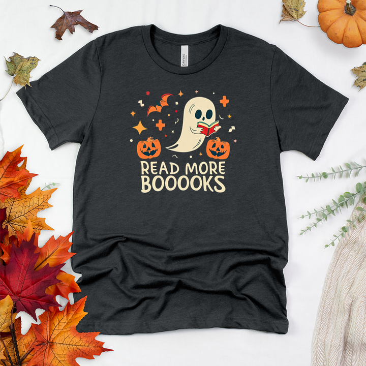 haunted read more booooks unisex tee