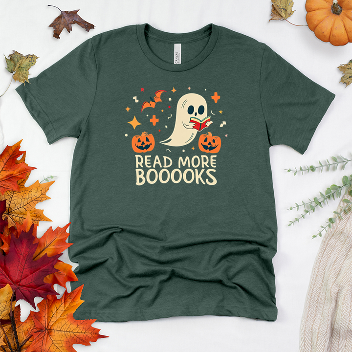 haunted read more booooks unisex tee