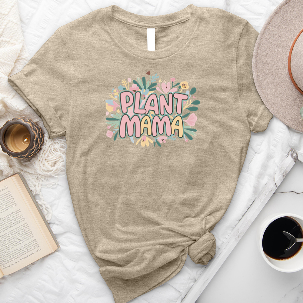 floral plant mama unisex tee