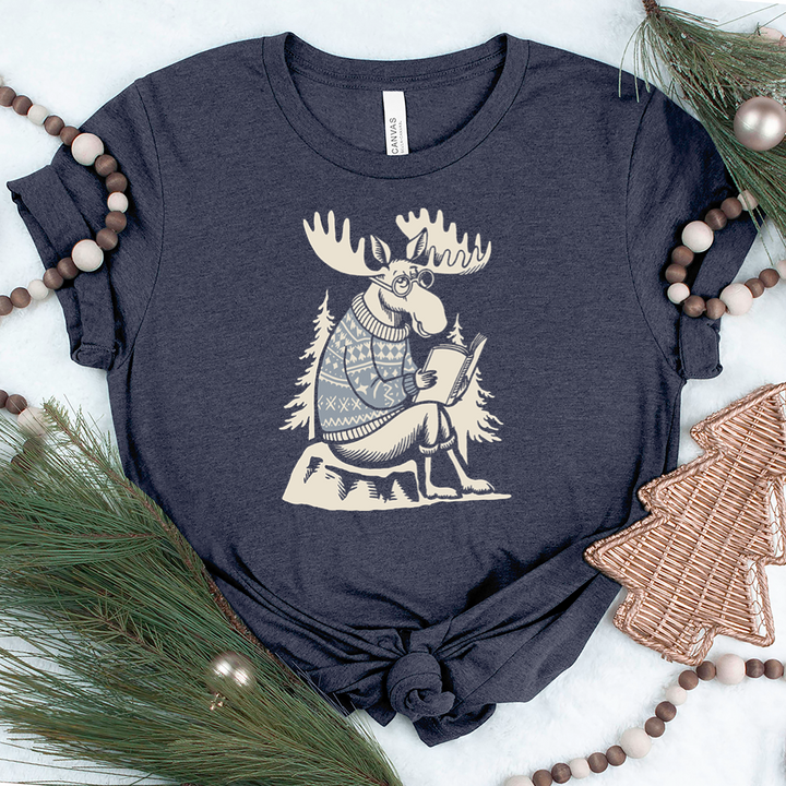 reading moose unisex tee