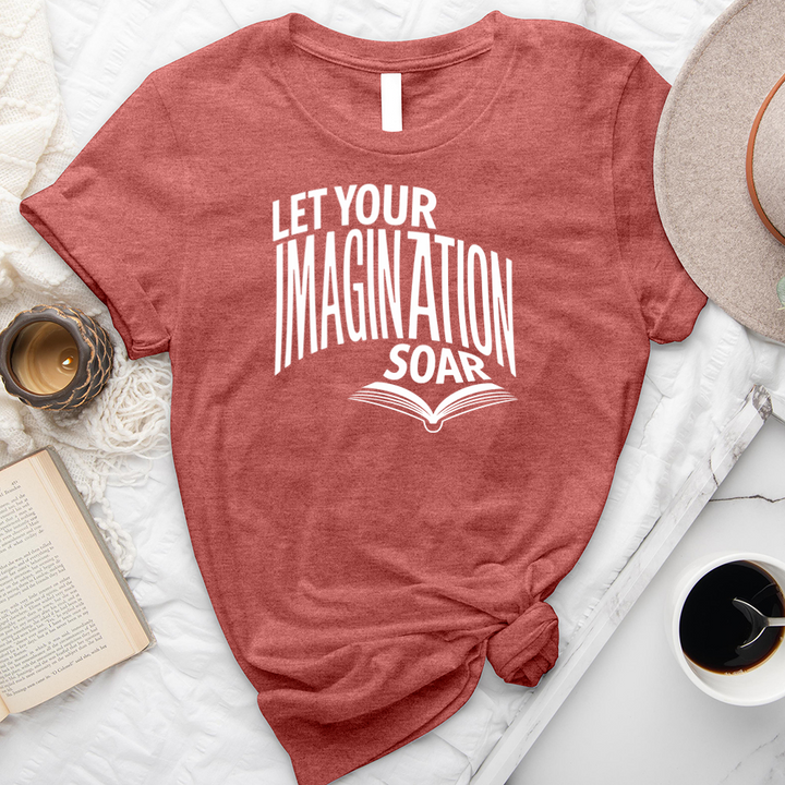 let your imagination soar unisex tee