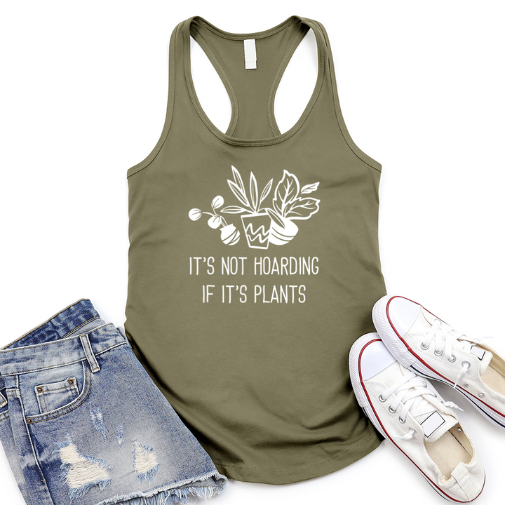 it's not hoarding women's racerback tank top