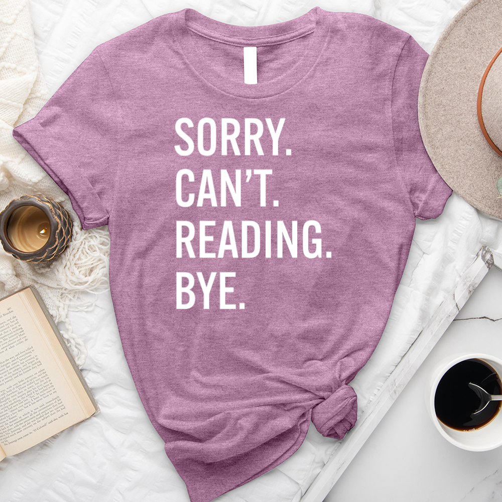 reading bye unisex tee