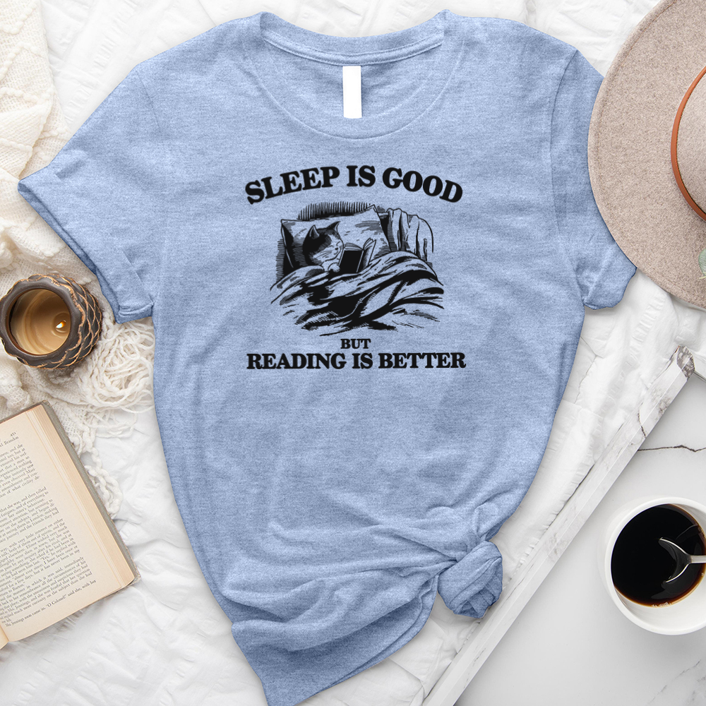 sleep is good cat unisex tee