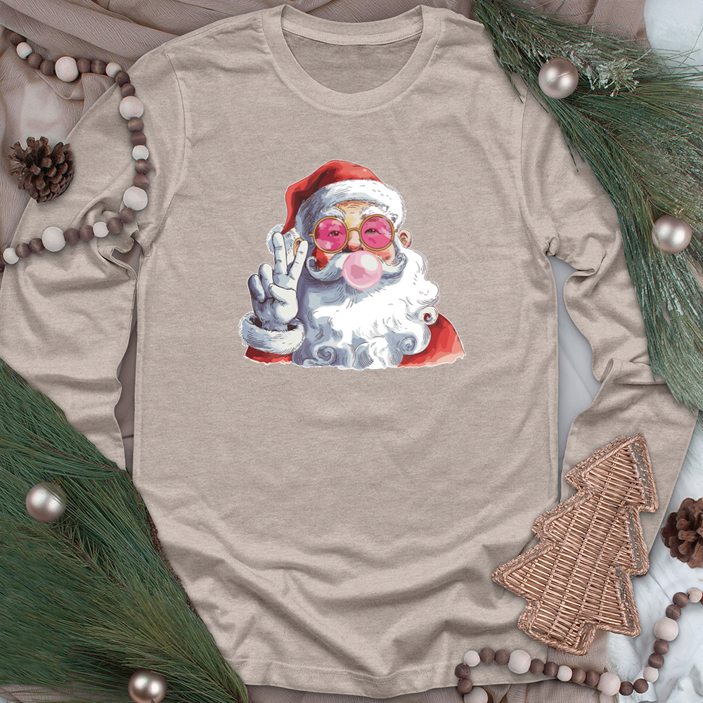 cool santa unisex long sleeve tee