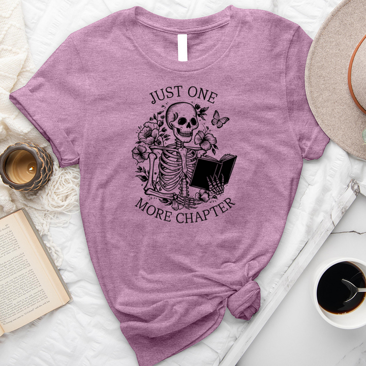one more chapter skeleton unisex tee