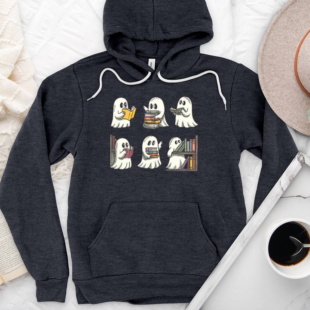 ghosts reading premium hoodie sweatshirt