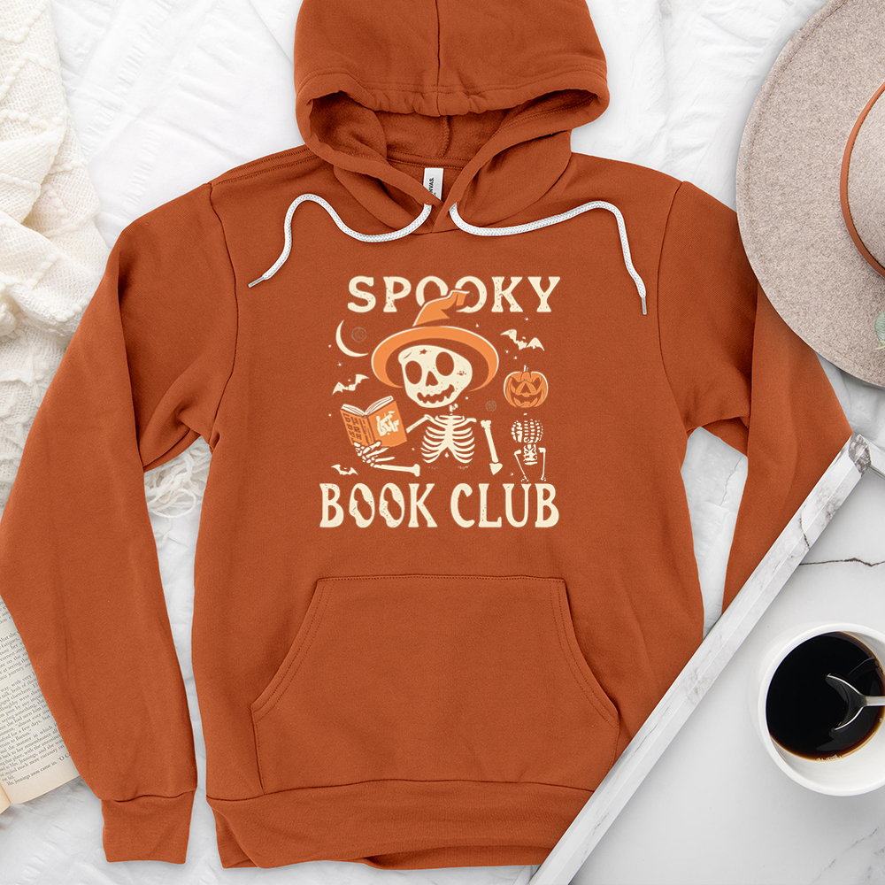 spooky book club premium hoodie sweatshirt