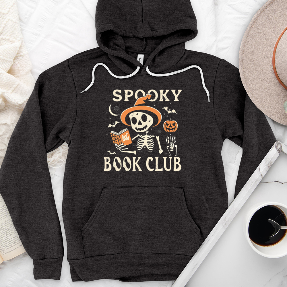 spooky book club premium hoodie sweatshirt