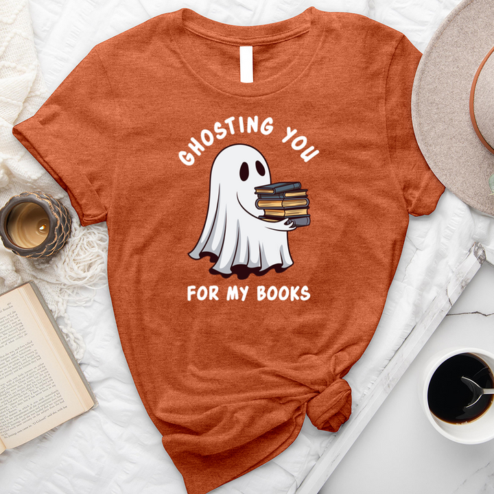 ghosting you for books unisex tee