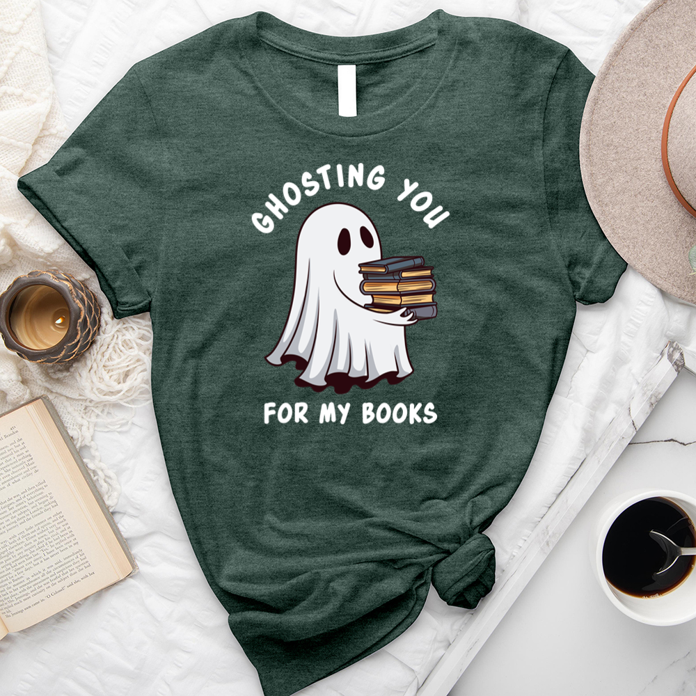 ghosting you for books unisex tee