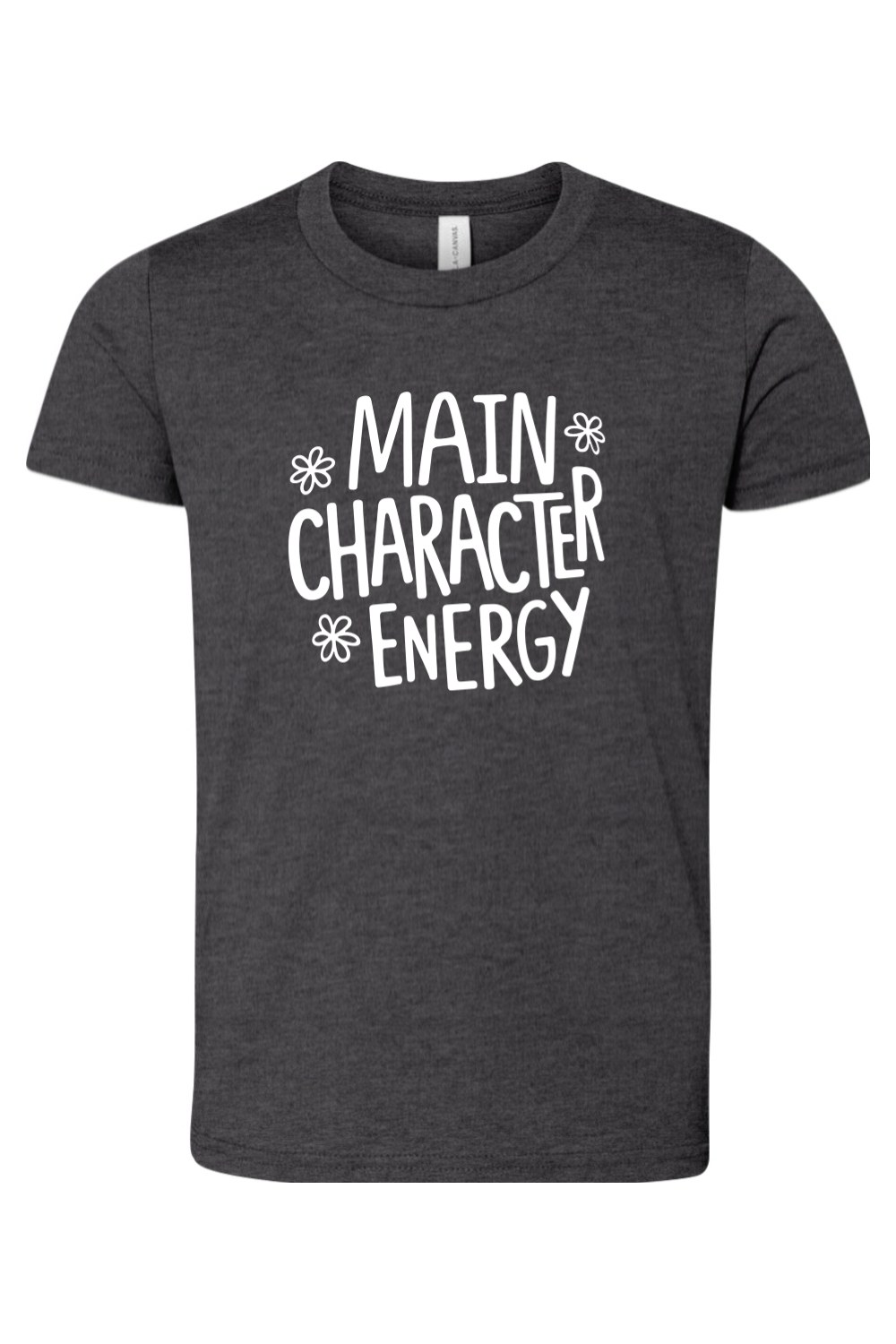 main character energy youth tee
