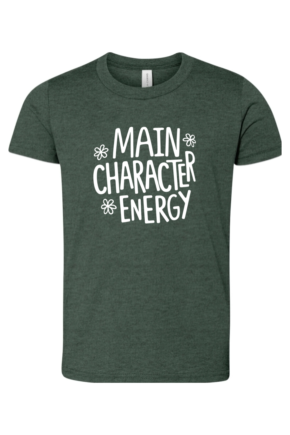 main character energy youth tee