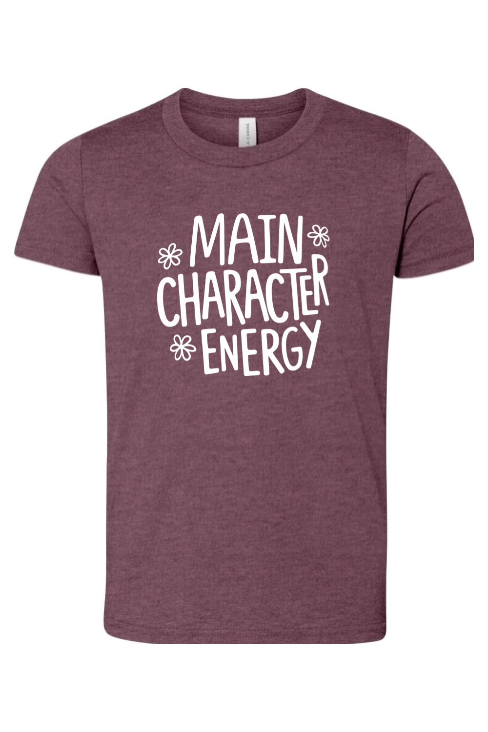 main character energy youth tee