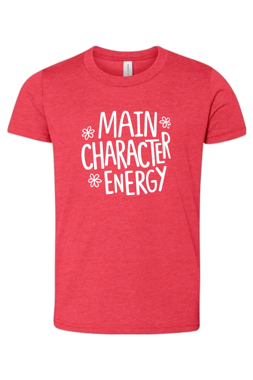 main character energy youth tee