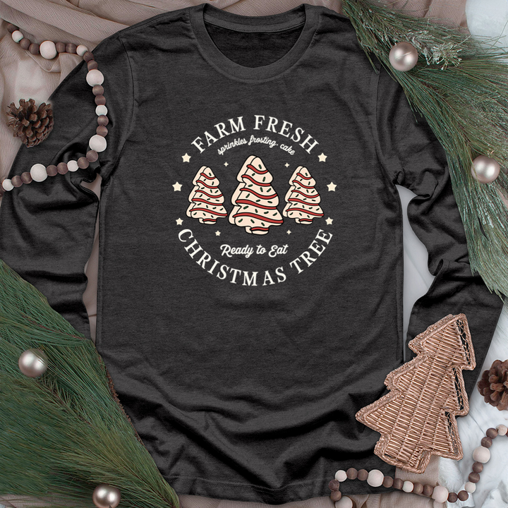 farm fresh trees unisex long sleeve tee