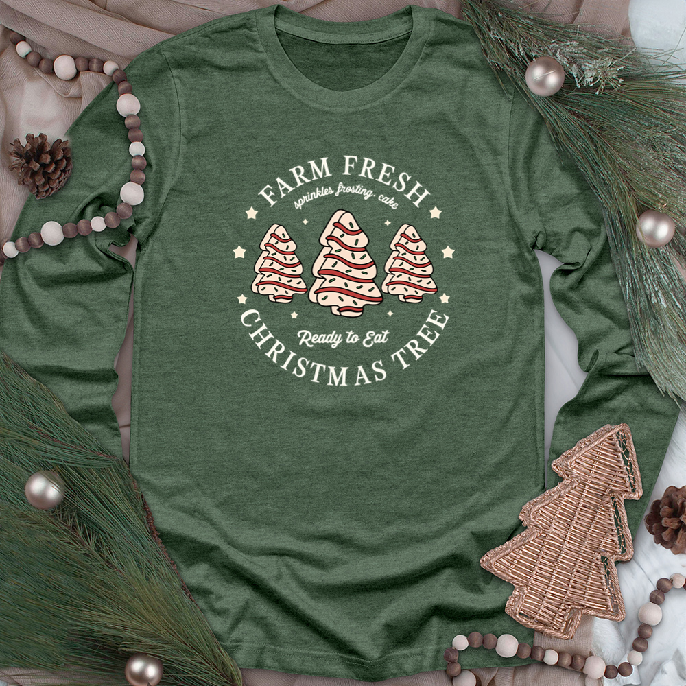 farm fresh trees unisex long sleeve tee