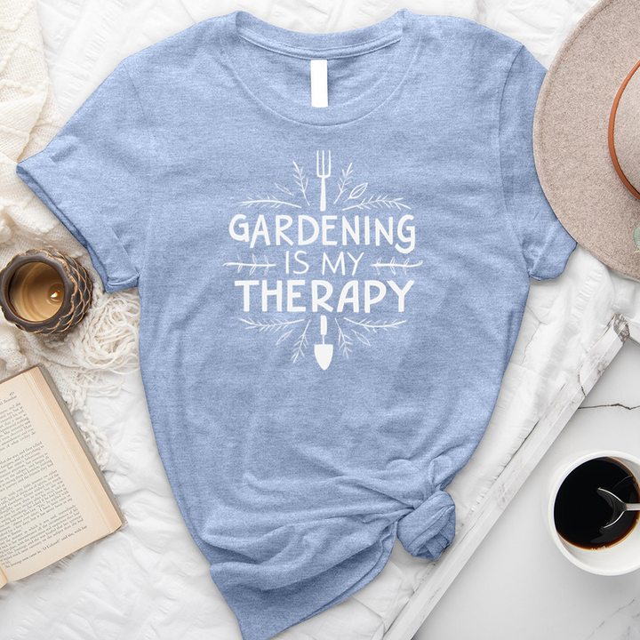 gardening therapy unisex tee